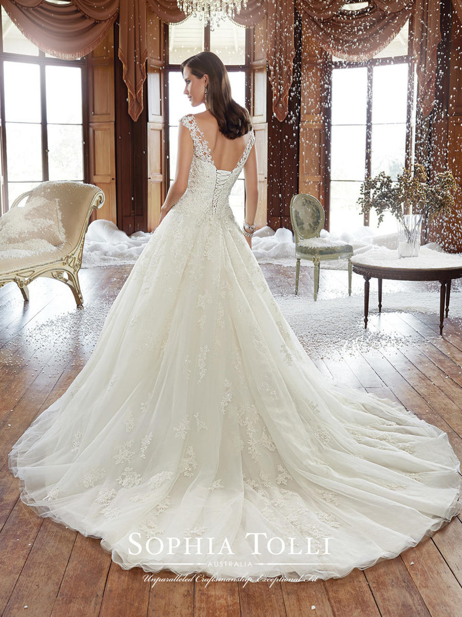 Sophia Tolli 'Sam' A-Line Gown