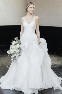 Truly Zac Posen Horsehair Tier Skirt Wedding Dress